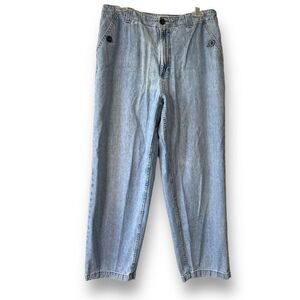 Riveted  by Lee Women's Cropped Denim Jeans Light Wash 12 Med